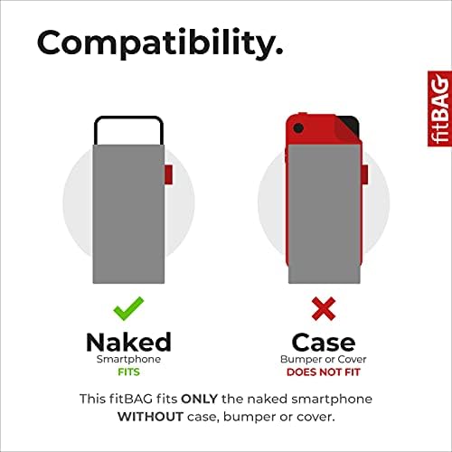 Fitbag Classic Brown שרוול מותאם אישית מותאם אישית עבור Xiaomi Mi 10t Pro | תוצרת גרמניה | כיסוי מקרים של שקית אלקנטרה מקורית